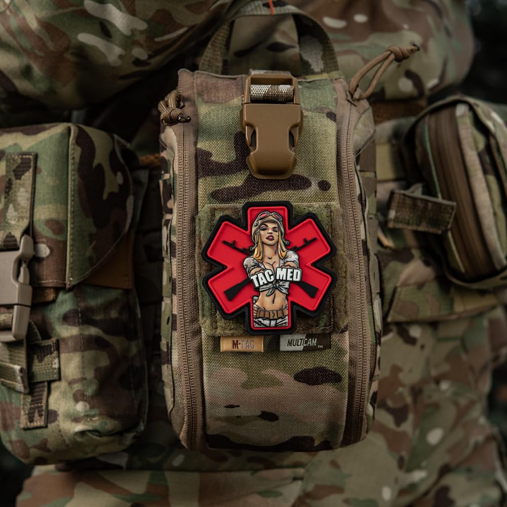 M-Tac Tacmed naszywka na rzep z PCW, MC, 7,5*7,8 cm