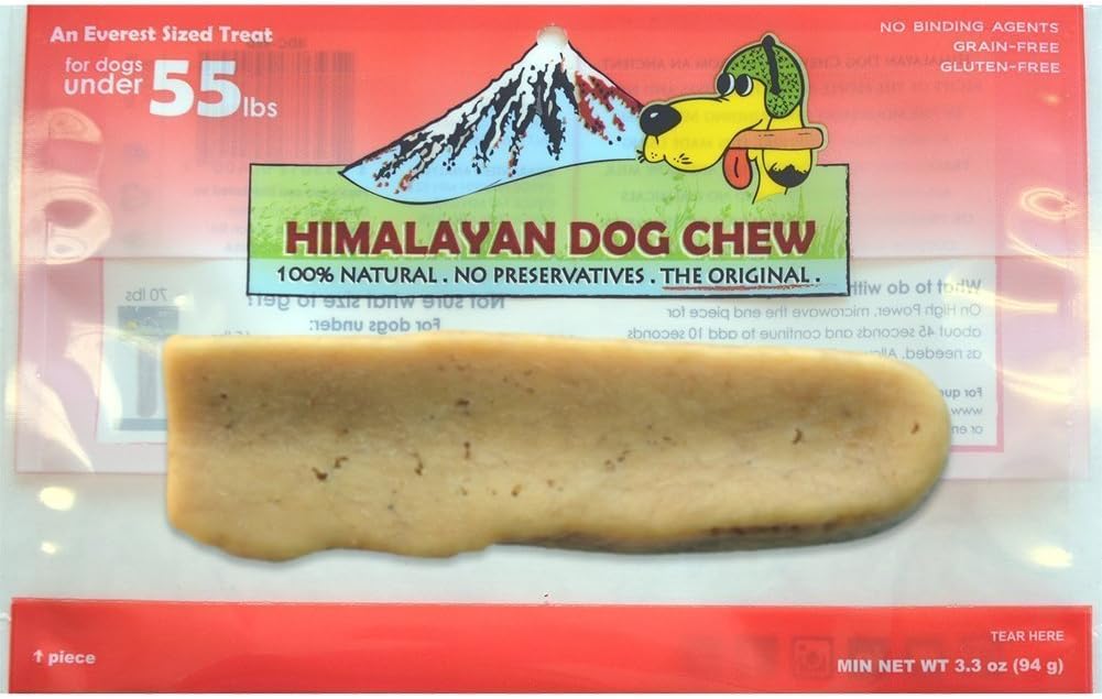 PEUCD Himalayan Chews, Dog Chew Treat Made of Yak Milk (Large 2-Pack, 3.5 oz. Each)