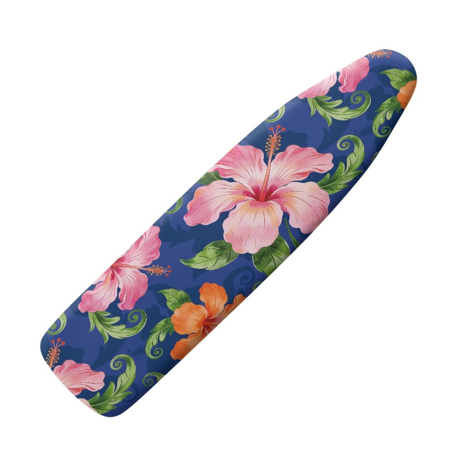 Elasticated Ironing Board Covers 125 X 45 Pink Orange Universal iron board covers and Padding,Adjustable Fastener,Durable,Washable,Easy to Install,Slip-resistant and heat-resistan