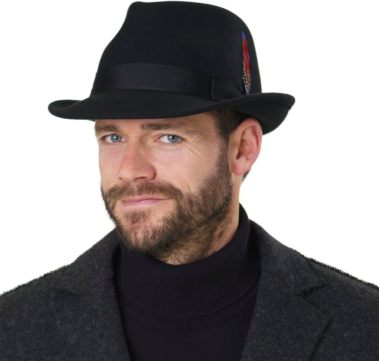 Chapeau en Laine Leola Trilby Homme - de Feutre Automne Été Printemps
