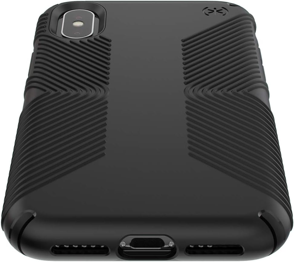 Frее Shірріng оƒƒеr Speck Products Presidio Grip iPhone X Case, Black/Black