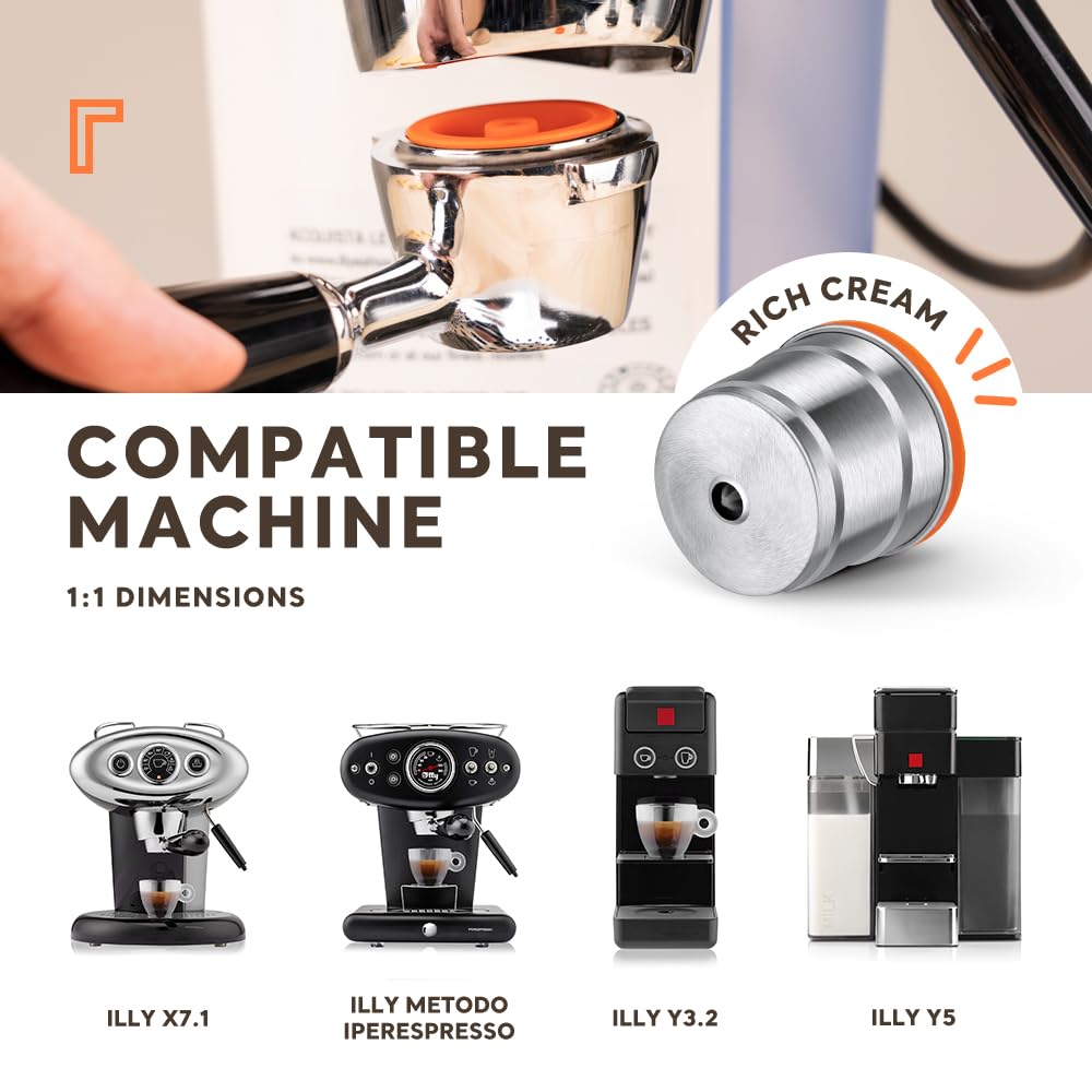 Capsula Caffè Riutilizzabile In Acciaio Inox: Compatibile Con Macchine Nespresso (Originali)