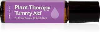 Plant Therapy Tummy Aid Essential Oil Blend Pre-Diluted Roll-On 10 mL (1/3 oz) 100% Pure, Therapeutic Grade