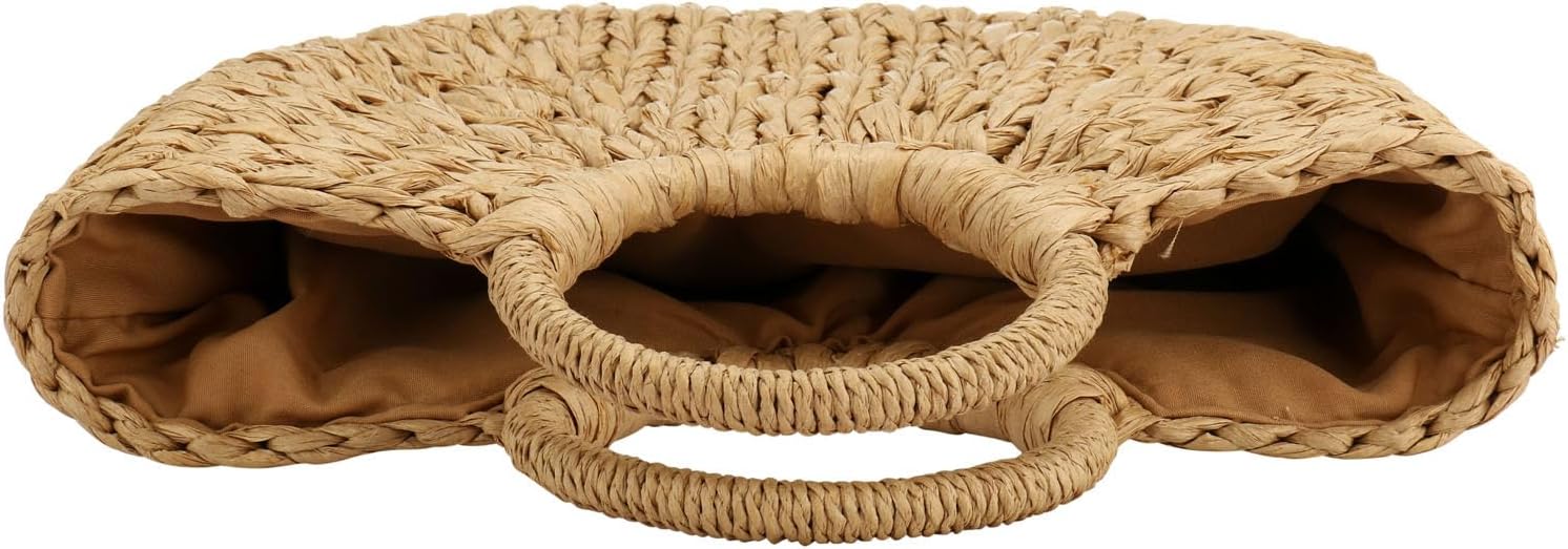 Bolsos De Paja Para Mujer, Bandoleras Tejidas De Ratán Con Asa Superior, Bolso De Playa De Ganchillo De Rafia Hueco, Bolsos Informal De Verano, 2023 - AliExprs