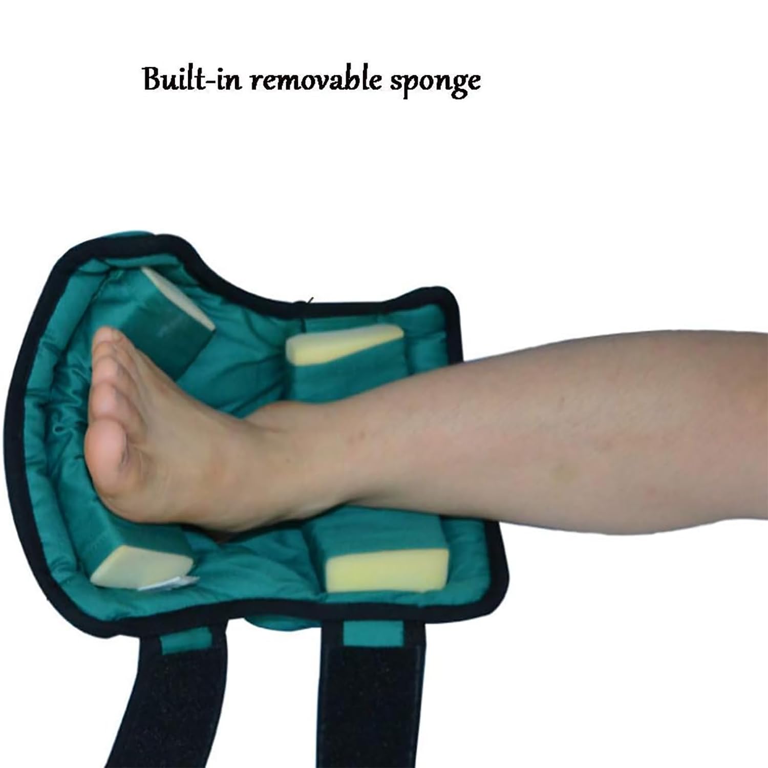 TsoLay 1 par de Cojines Protectores de talón, Protector de talón Que Alivia la presión con 2 Correas Anchas Ajustables, diseño Abierto ergonómico y Lavable Suave para postrados en Cama