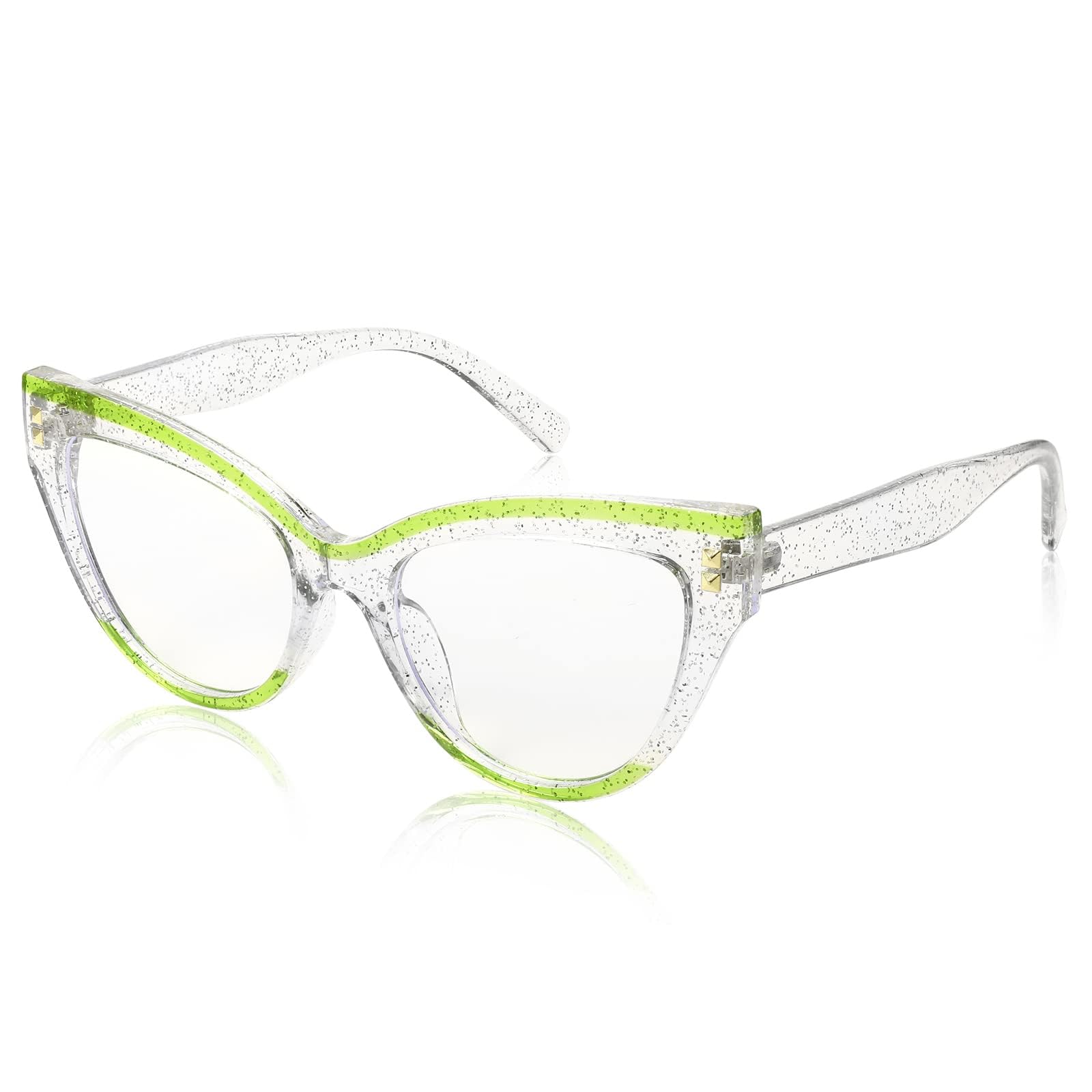 Karsaer Women Oversized Computer Glasses Cat Eye Frame Glasses Spectacles for Women E1324-picture-29