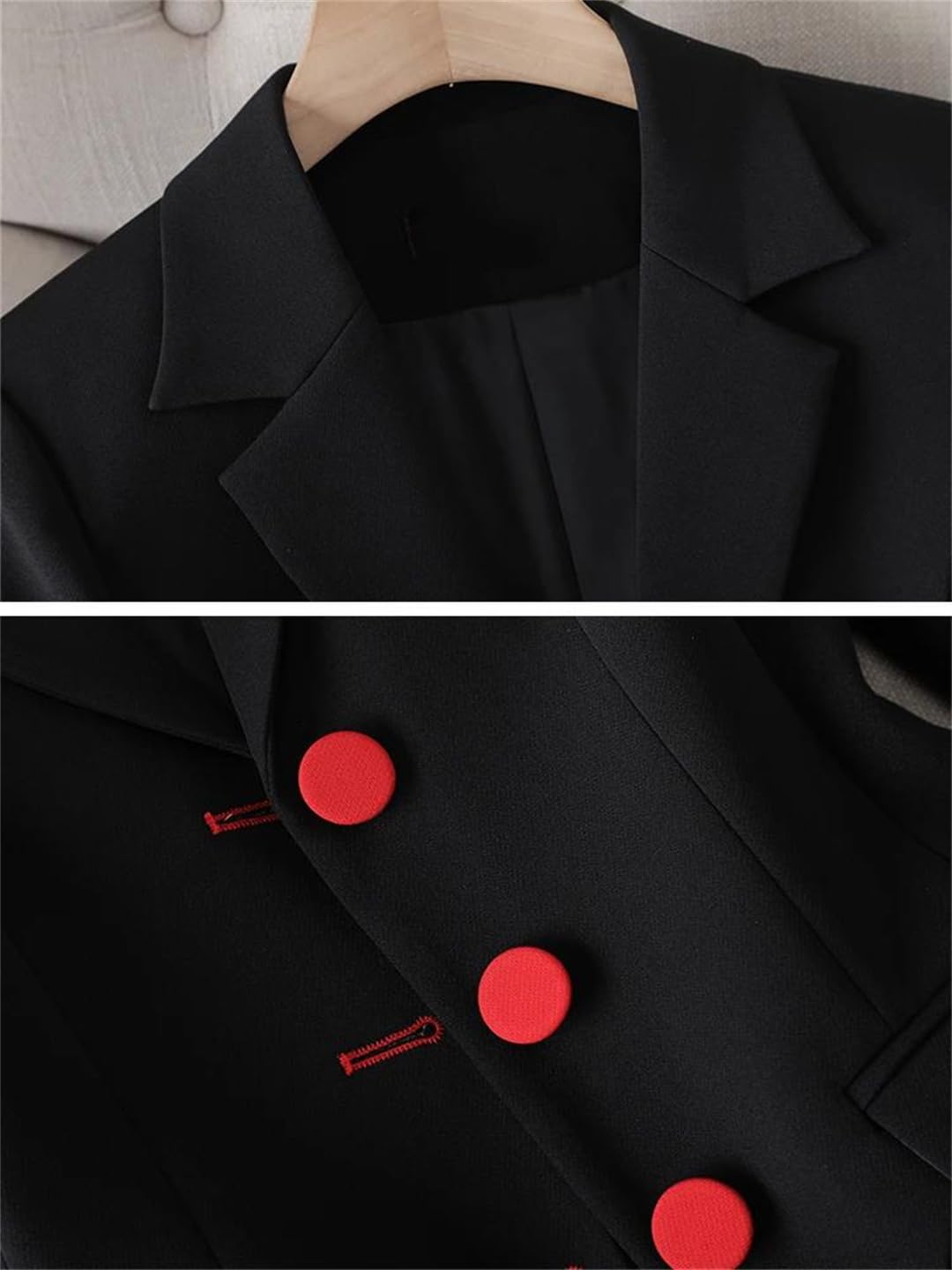 Conjunto de 2 piezas de pantalón de oficina para mujer, moderno, elegante, blazer y pantalones, traje de trabajo formal de negocios