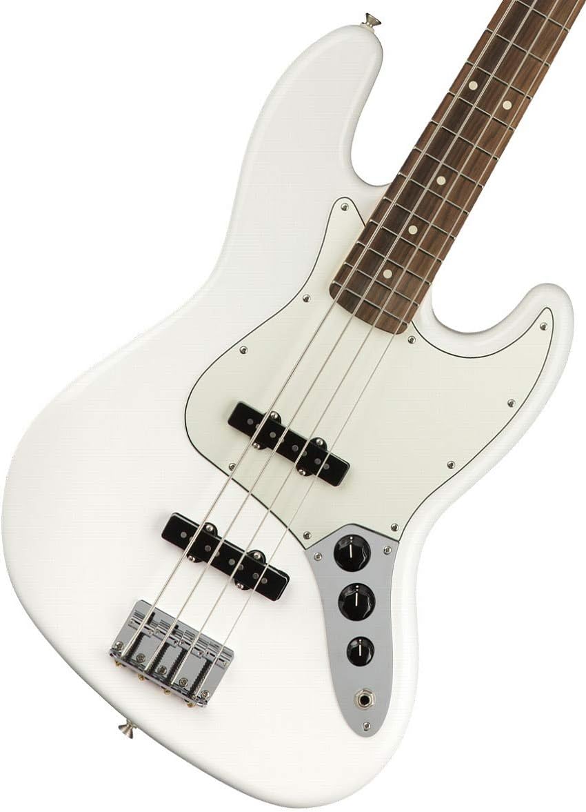 Fender Player Jazz Electric Bass Guitar - Pau Ferro Fingerboard - Polar White, Model:149903515
