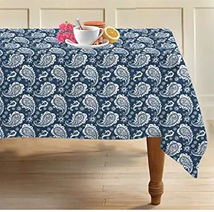 AIRWILL, 100% Cotton Self Designed 8 Seater Table Cloth, Pack of 1 pc.