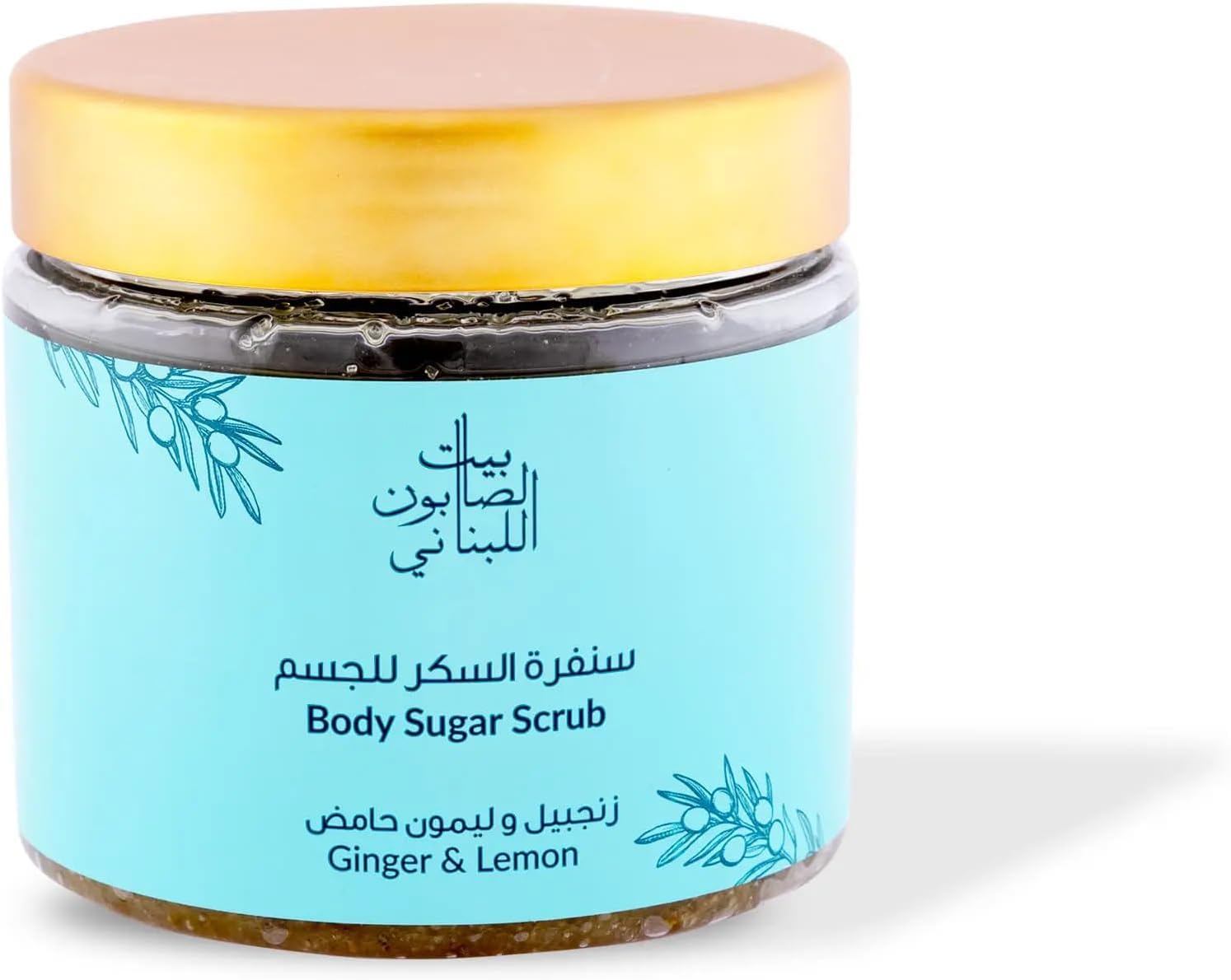 Bayt Al Saboun Al Loubnani ginger & lemon body sugar scrub, 500g
