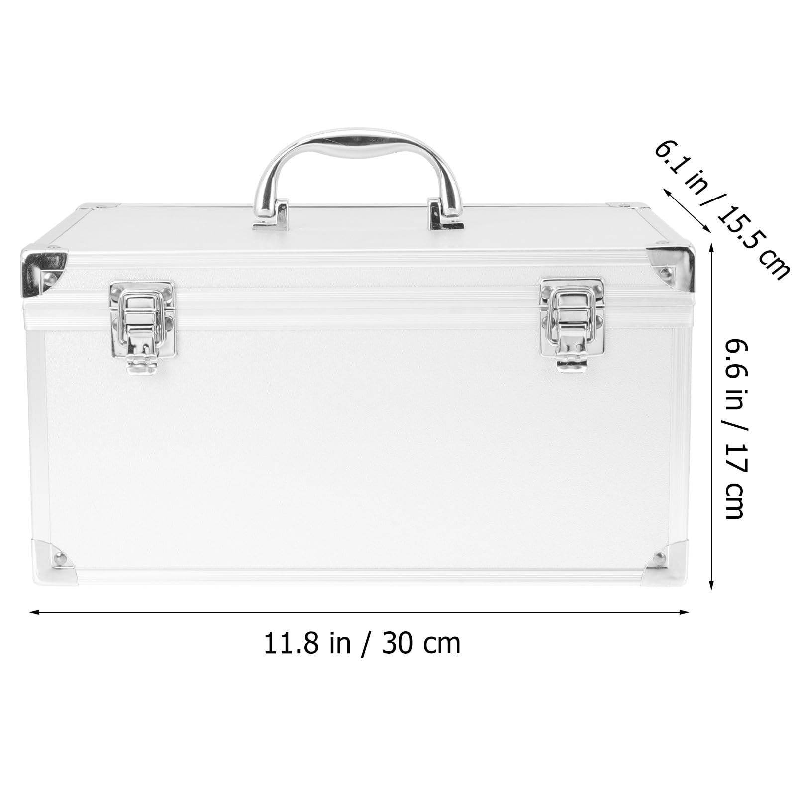 Healeved Valigetta Multiuso in Lega di Alluminio Maniglia Scatola per Medicinali di Grande Capacità e Kit di Emergenza Portatile per Casa Ufficio e Viaggi