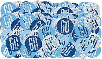 Unique Decorazioni Per Il 30 Spirale Da Appendere 81 Cm Compleanno Glitz Blu E Argento Confezione 10 Blue Silver 83798 2867500380