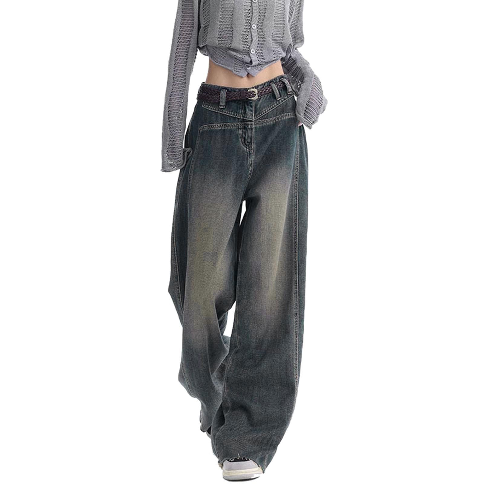 Retro Jeanshose Jeans Damen Straight Leg Slim Jeans Damen Jeans Damen Wide Leg Shape Jeans Damen Loose Fit Straight Hosen Bleistifthose High Waist Hose Damen Hose Mit Taschen Ankle Jeans Damen
