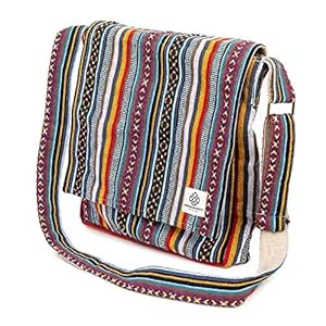 Freakmandu Hemp Sling Crossbody Bag...