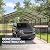 Devoko 12x20 FT Metal Carport, Heavy Duty Car Canopy with Galvanized Steel Roof, Reinforced Base Frame, All-Weather Garage, Outdoor Shelter for Cars, Trucks, Boats, Tractors & RV (Black)