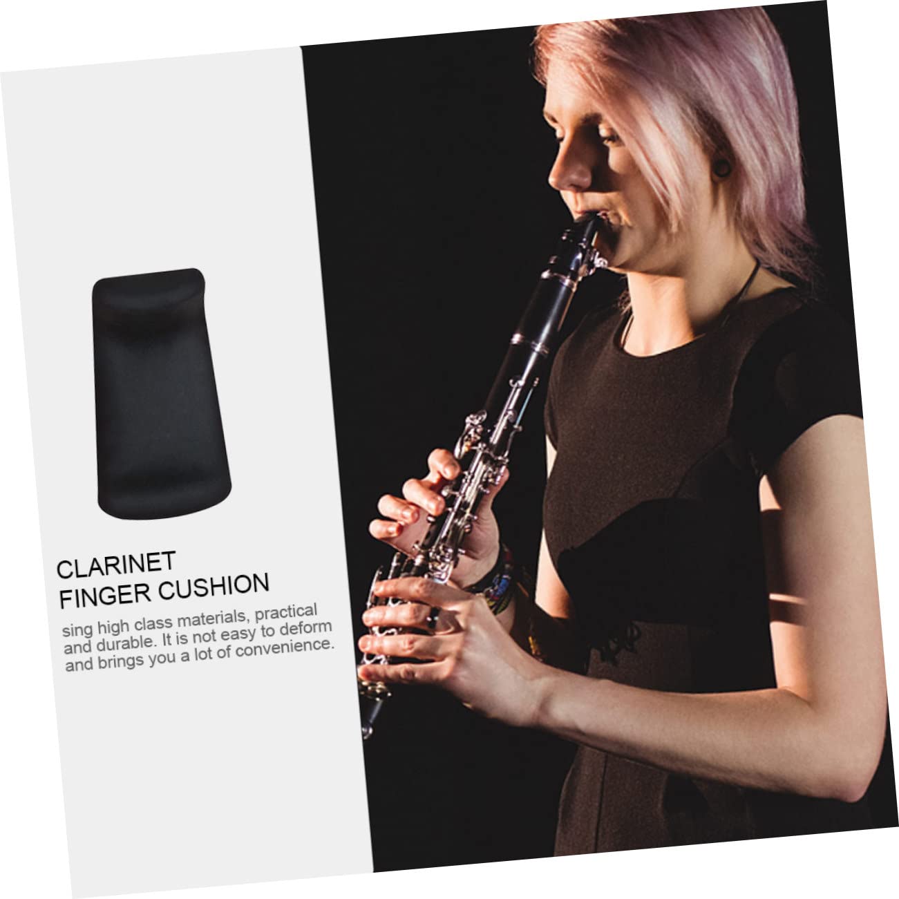 Gomma Per Clarinetto - 6 Pezzi, Poggiapollici In Gomma Elastica Per Ridurre L'Affaticamento - Foto 5