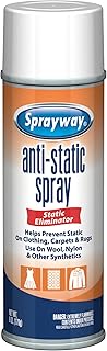 Sprayway Residue-Free Anti-Static Spray, Reduce Static Cling, Eliminate Static Shock, 6 Oz