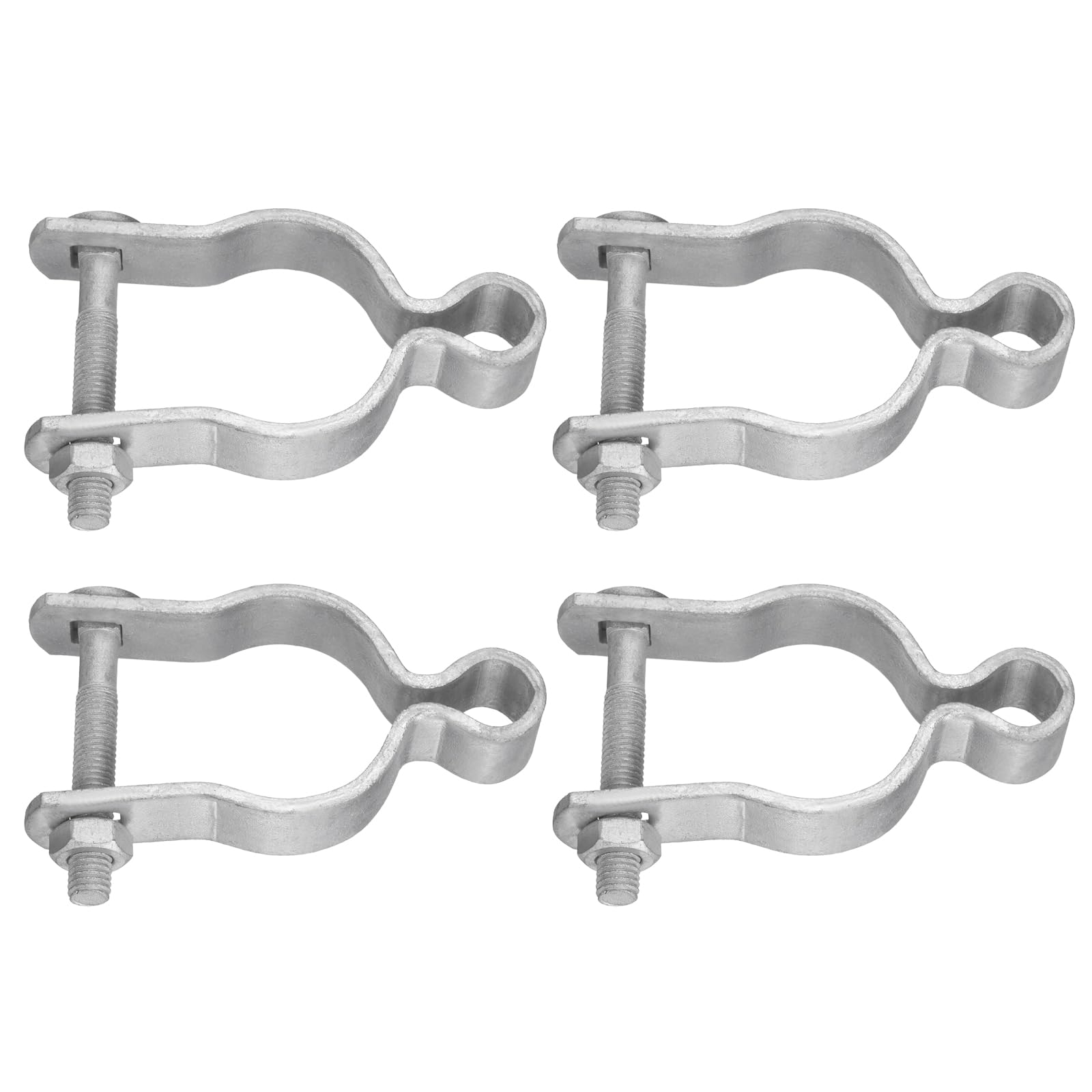 Charnières de poteau de clôture en acier galvanisé de 4.5cm pour portillon de jardin