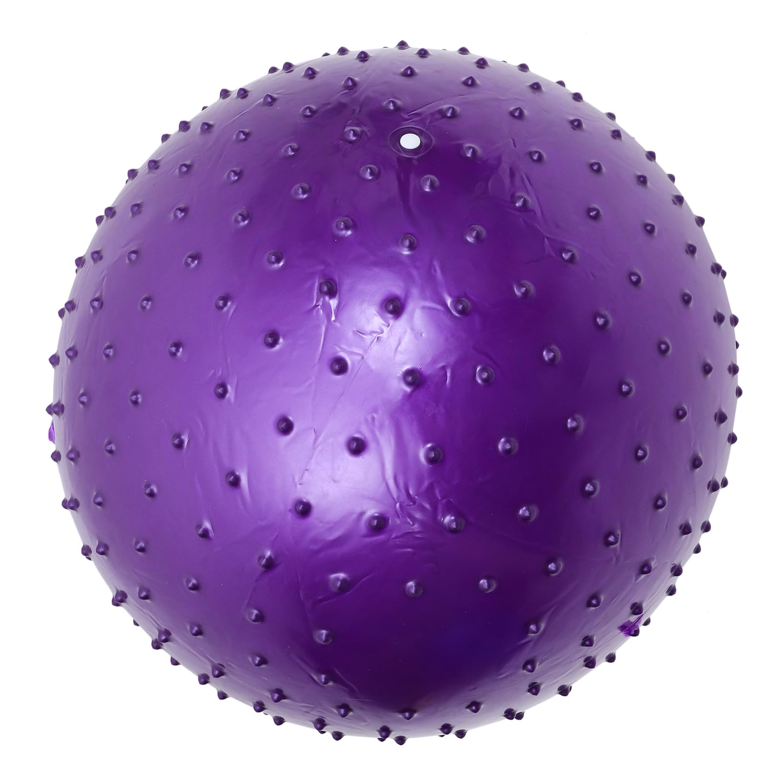 KONTONTY Thorn Ball Yoga Massage Ball Bounce Ball Physical Massage Ball Yoga Ball Big Inflatable Ball Bouncy Balls Large Ball with Tactile Spikes Pregnant Woman Purple Barbed Hockey PVC