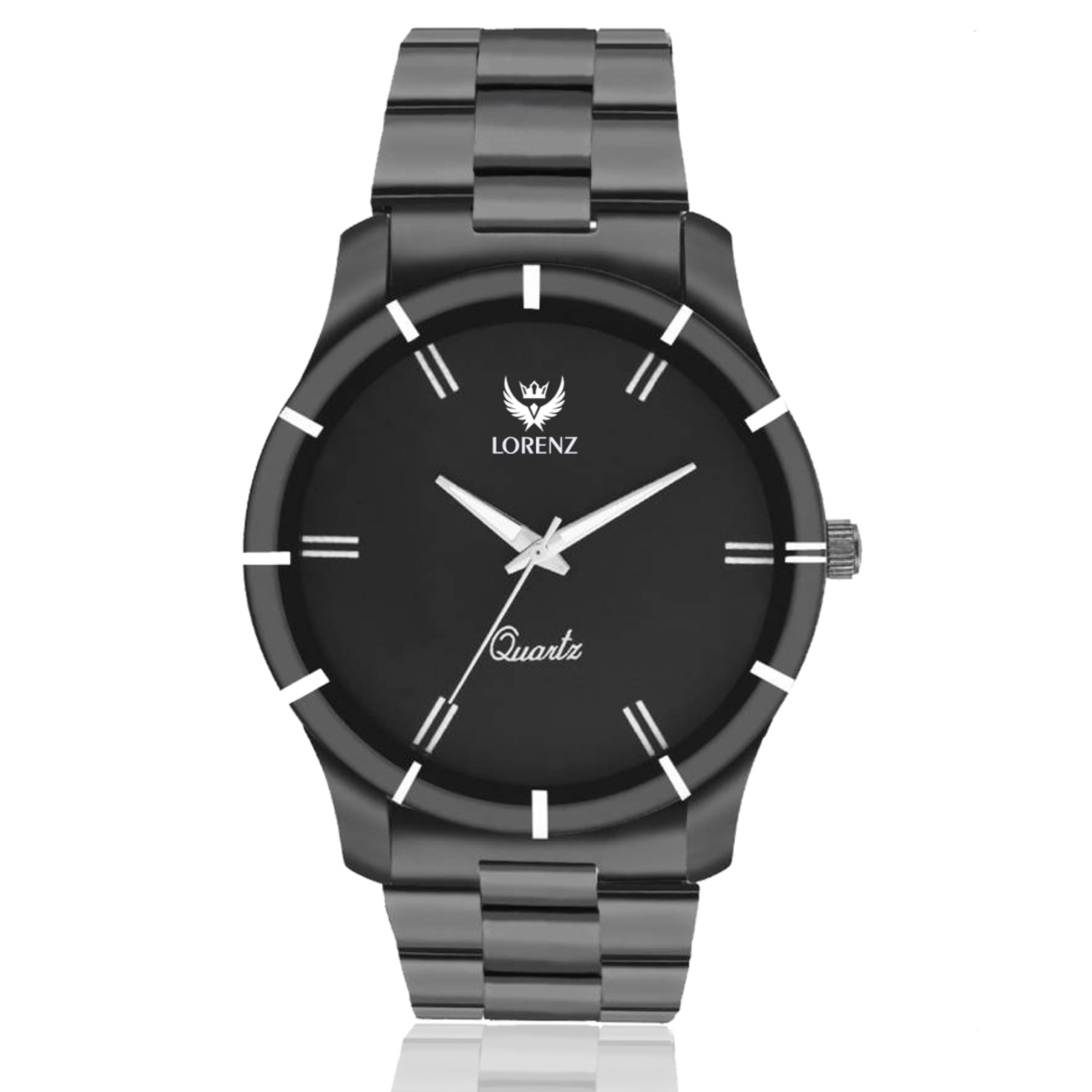LORENZ Analogue Mens Watch ( Black Dial & Strap ) (B078BLHTP4) Amazon Price History, Amazon Price Tracker