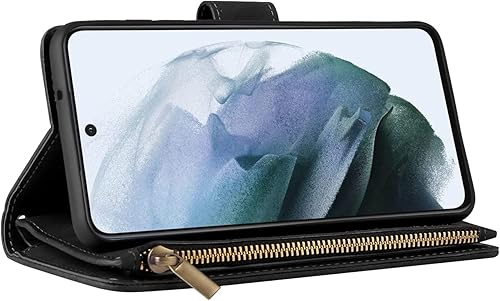 Miniatura 6 de LBYZCASE Funda tipo cartera para Samsung Galaxy S21 FE 5G, funda tipo cartera para Samsung Galaxy S21 FE (6.4 pulgadas), funda de cuero con tapa y