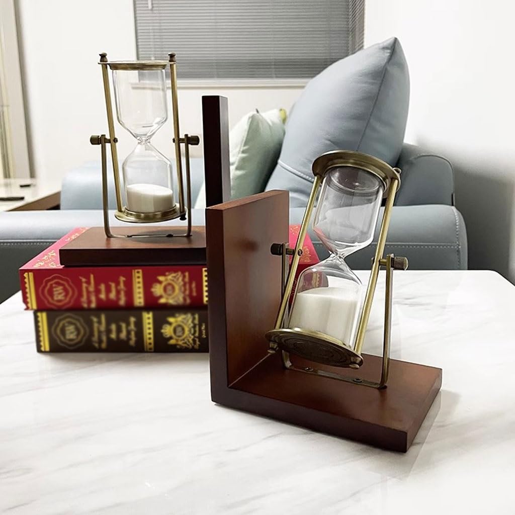 Bookends Home Study Klepsydra Ozdoby Regał biurowy Półka na książki biurko