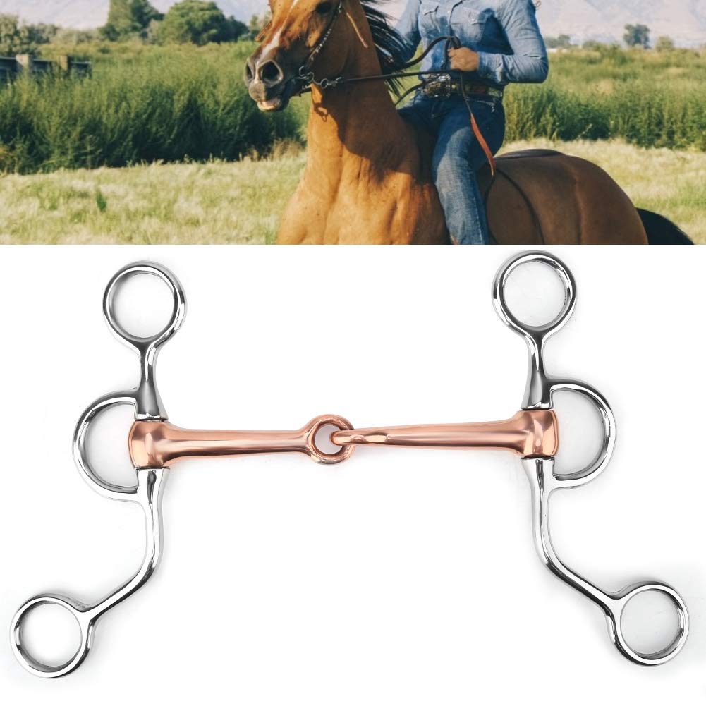 Mors équitation cheval et poney à aiguille en inox FOUGANZA | Decathlon