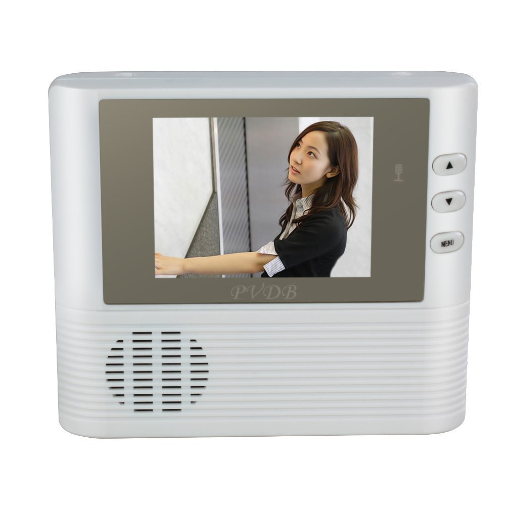 BW Türspion-Kamera mit LCD-Monitor, digital