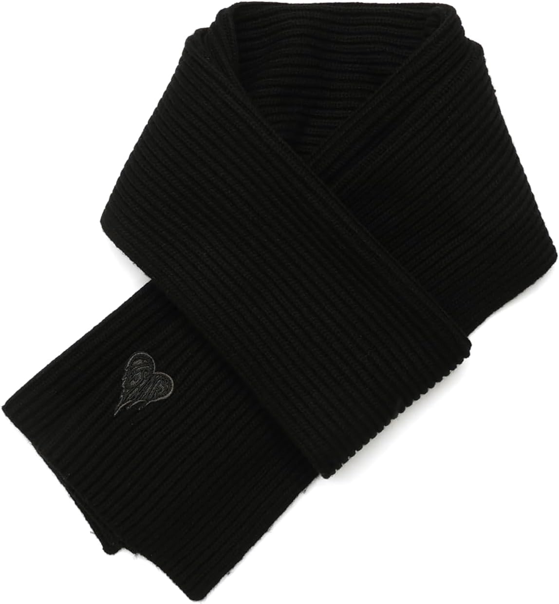 AllSaints womens Heart Logo Scarf - Image 4