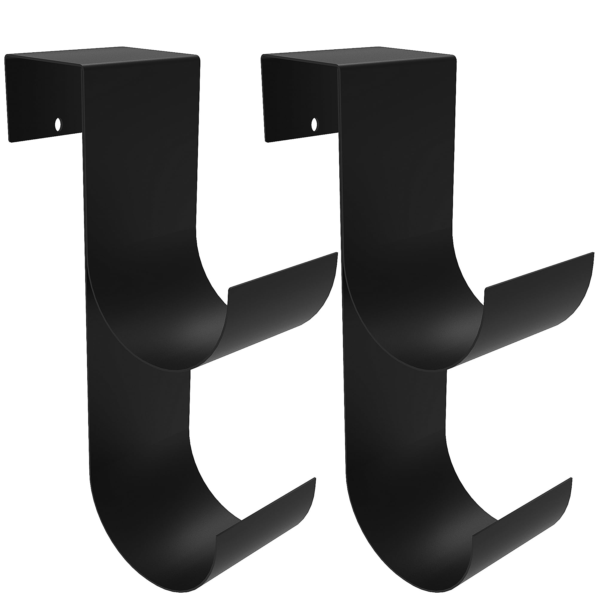 2 Pcs Pool Fence Hooks for Pool Equipment- 1.9" Widen Heavy Duty Fence Hooks for Pool Poles- Slipe-on Fence Hanger for Pool Hose Pool Skimmer, Fits 1-