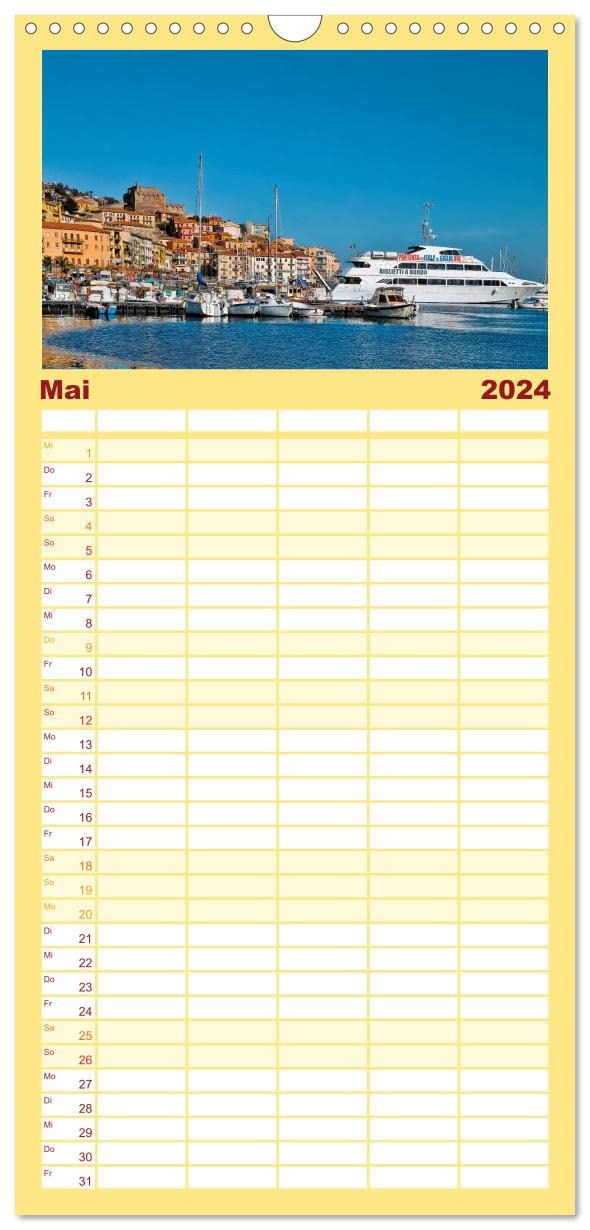 Familienplaner 2024 - Malcesine und Sirmione, Schönheiten am Gardasee mit 5 Spalten (Wandkalender, 21 cm x 45 cm) CALVENDO: Eine Reise in die ... Malcesine am Lago di Garda. (CALVENDO Orte)