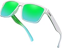 Vista 1 de Gafas de sol deportivas polarizadas para hombre Ciclismo Correr Pesca Golf Moda Gafas de sol Mujeres HD6009 Lente polarizada con espejo azul y negro