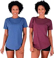 Kit 2 Camisetas Longline Feminina MXD Conceito Slim Casual Fitness Cores Lisas Básicas