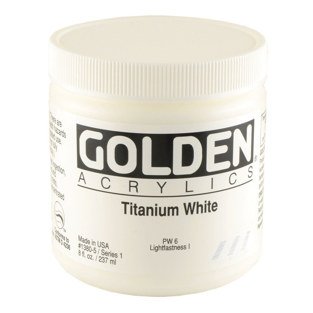 Golden Artist Colors HB ACR TITANIUM WHITE 8oz