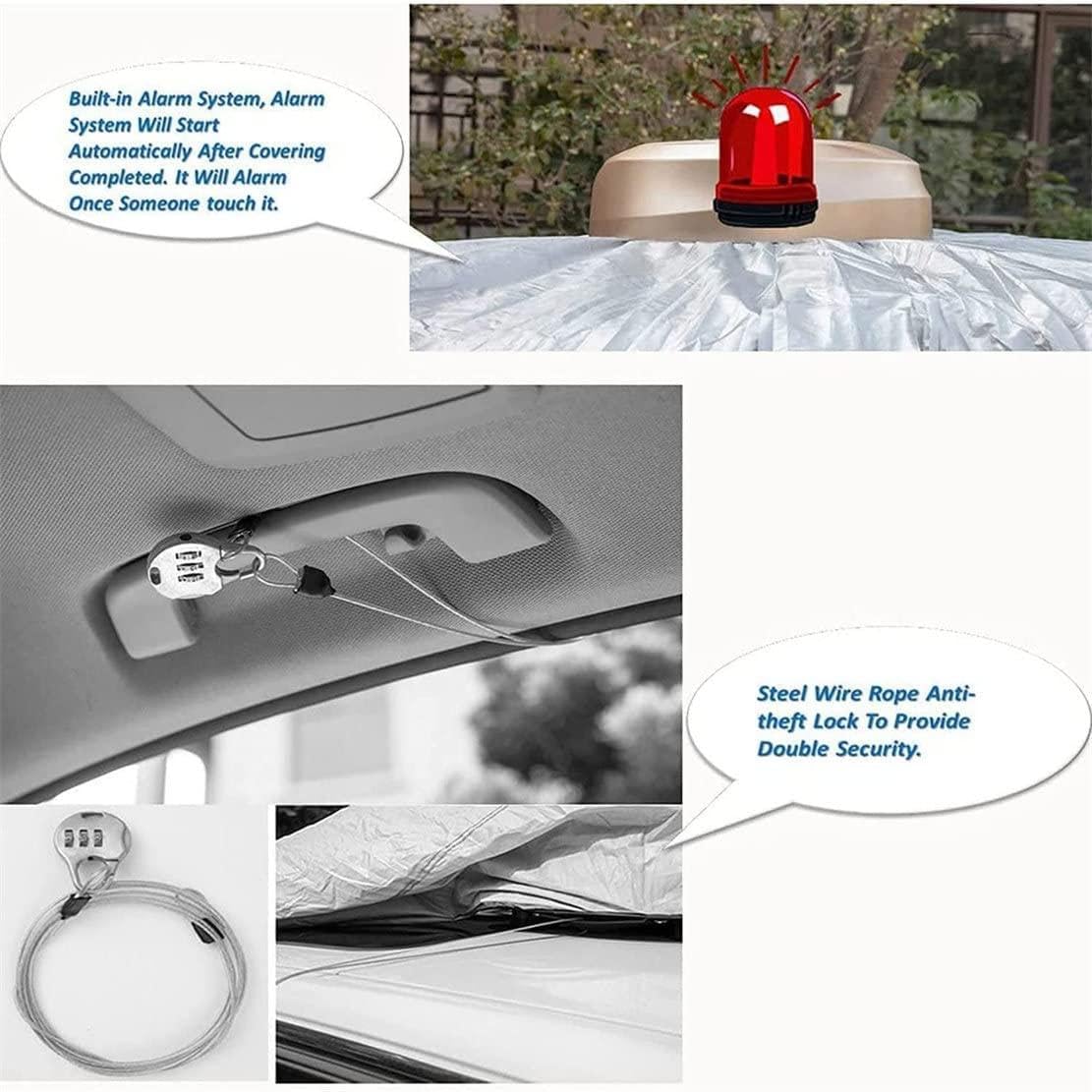 Solar Fully Automatic Car Cover for Sedan, SUV, MPV-SUV - Universal Movable Carport to Protect Your Car Quickly and Conveniently