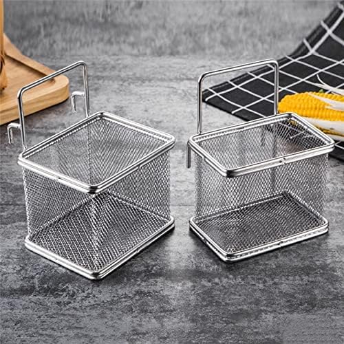 French Fry Chips Baskets 304 Stainless Steel Hot Fry Basket Frying Pan Filter Food Colander Leaking Oil Can Be Screened Surface Kitchen Cooking Tools