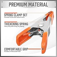 Vista 25 de HORUSDY - Pinzas con resorte de 6 pulgadas, juego de 27 piezas