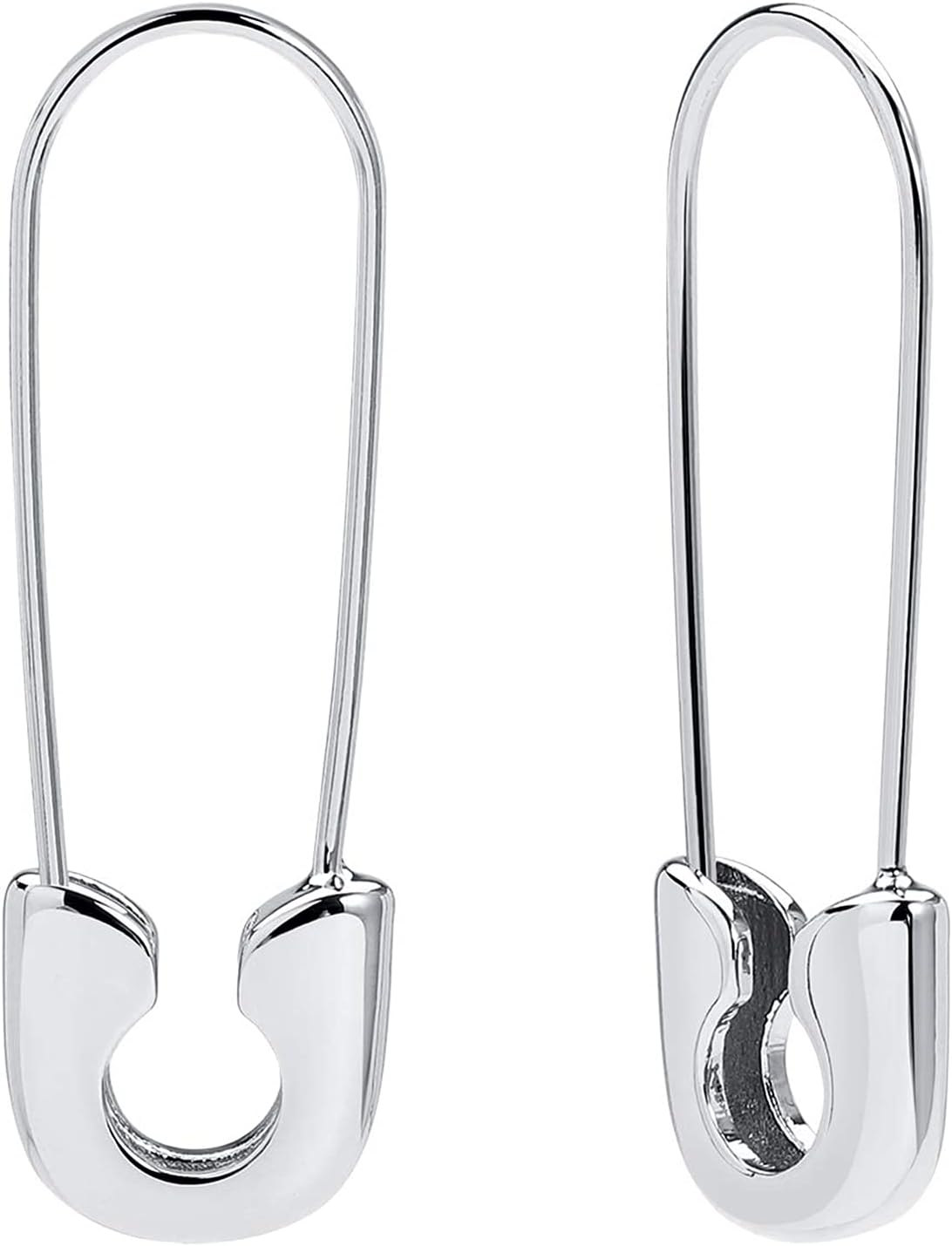 Safety Pin Earrings for Women 14K Gold Sliver Pin Earrings Jewelry for Girls