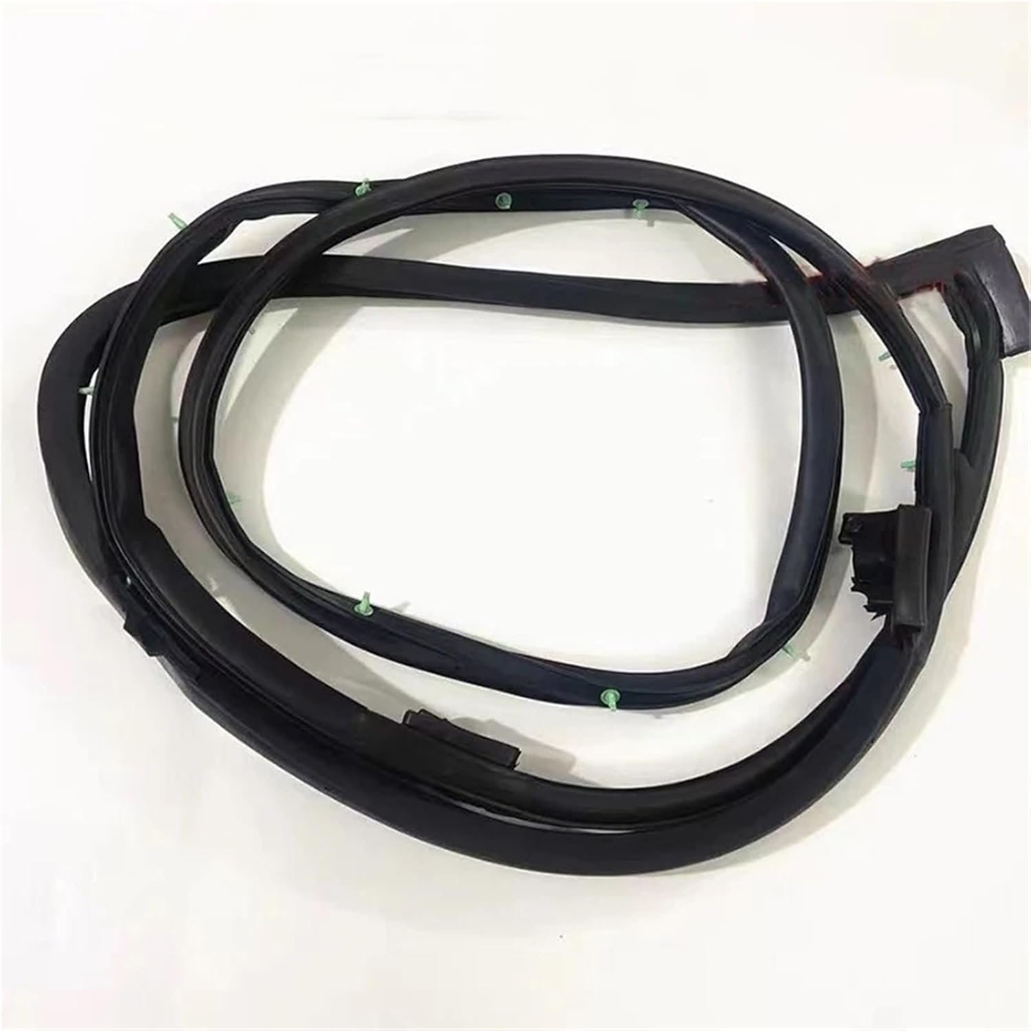 Car Front Rear Side Door Waterproof Sealing Rubber Strip Black for Land 120 120 2003 2004 2005 2006-2009(Front Rig)