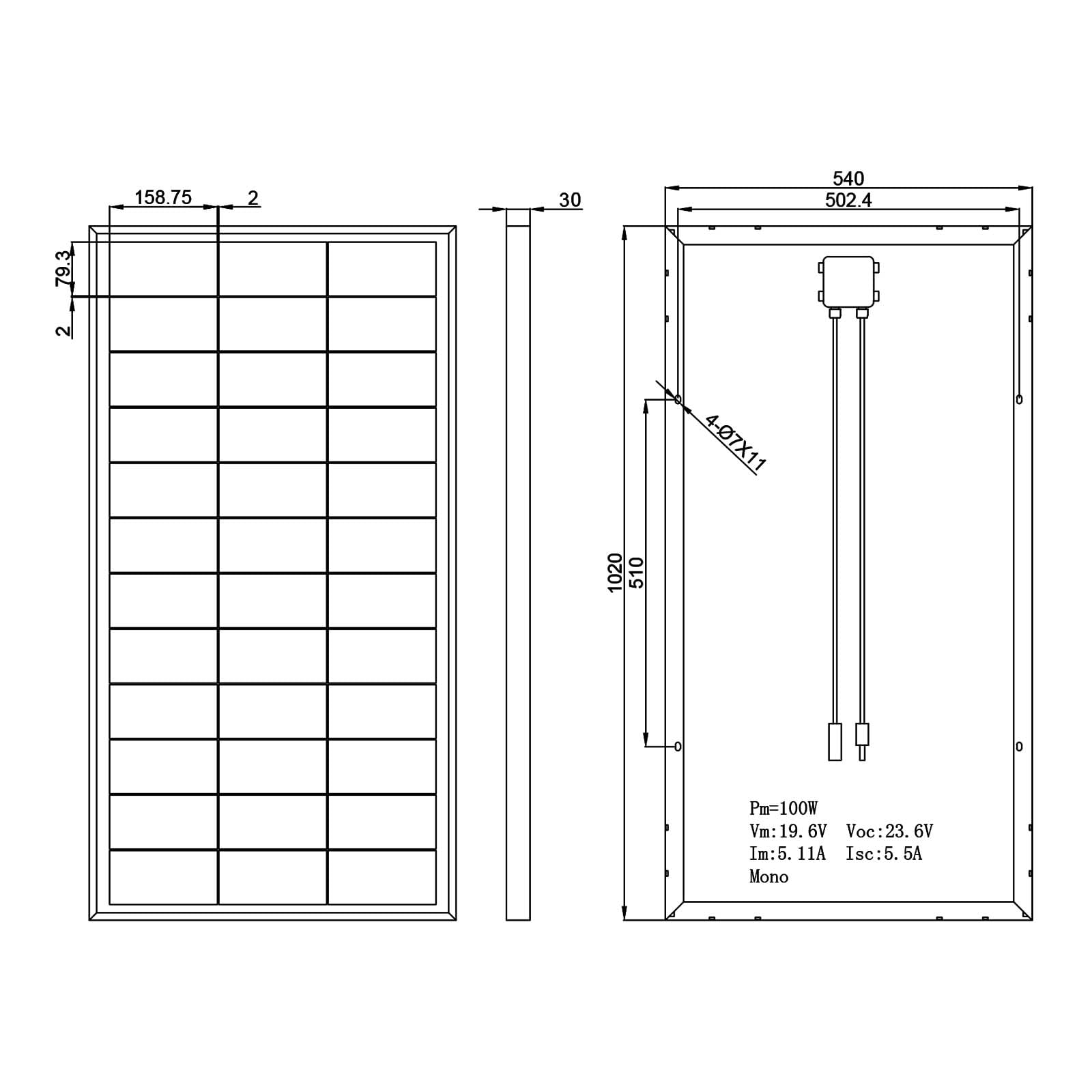 enjoy solar® Monokrystaliczny Panel słoneczny 100W 12V, PERC 9BB – idealny do kampera, instalacji balkonowej, altanki, łodzi