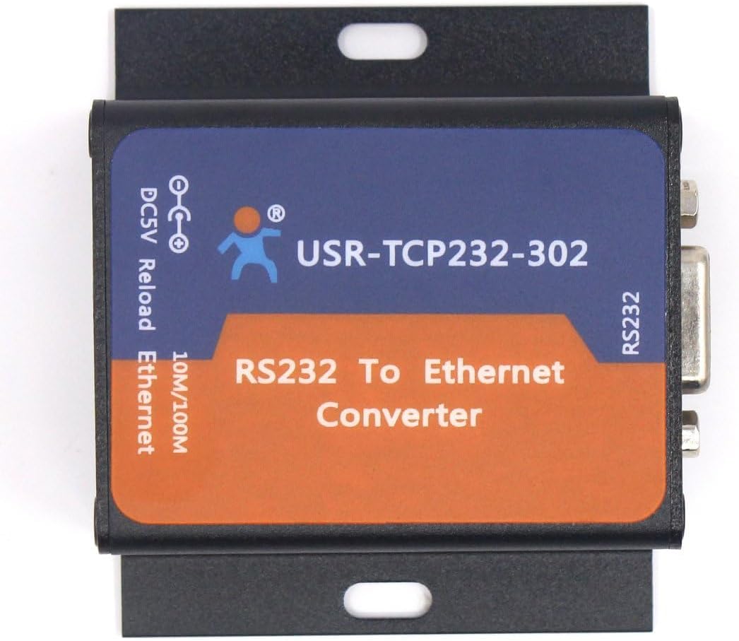 USR-TCP232-302 Small Size Serial RS232 - Ethernet TCP IP Server Module Ethernet Converter for DHCP/DNS