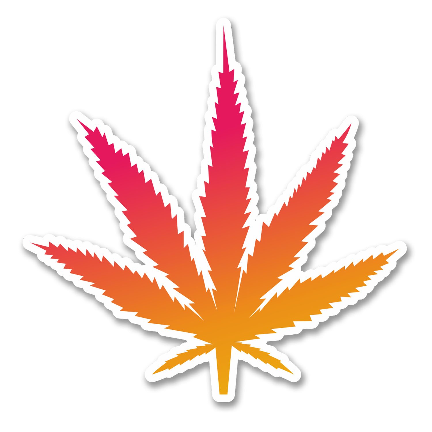 2 x 10cm Cannabis Vinyl Sticker Decal Leaf Laptop Medical Weed Marijuana #6266 (10cm x 10cm)