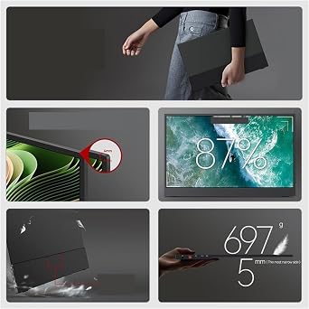 15.6-inch 16:9 4K HDR Gaming Phone Extended Portable Screen 500nits Travel Monitor Home Office Monitor