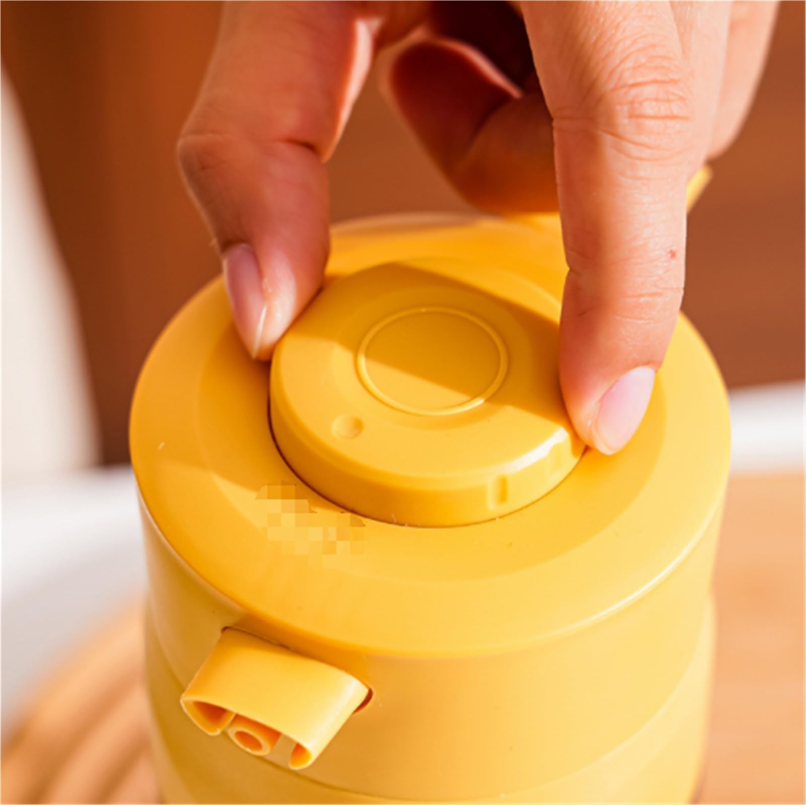 Ölsprüher Für Speiseöl Glas-Ölsprüher, Kein Öl Klebend, Push-Typ, Geeignet For Salate, Braten, Grillen Grillen Küche(Yellow)