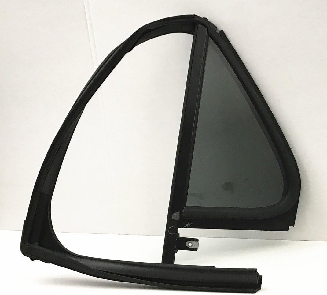 OE w/Logo Driver Left Side Rear Vent Window Vent Glass Compatible with Ford Explorer 2011-2019 Models
