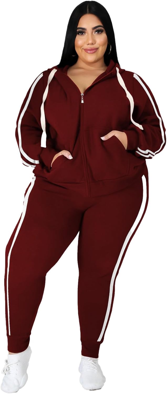 PINSV Women Plus Size Piece Outfits Sweatsuits Nigeria Ubuy