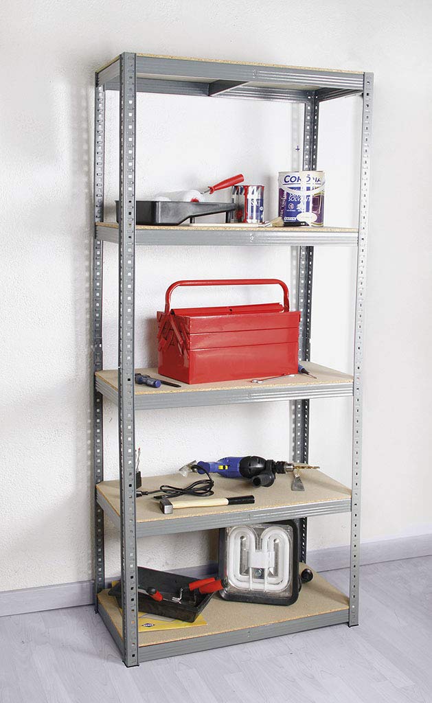 Image secondaire de Étagère de garage modulable COGEX - Charge lourde 180x90x40cm