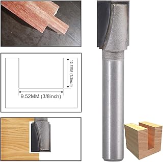 HOHXEN T-Slot Cutter Router Bit for 3/8-Inch Hex Bolt Heads 1/4-Inch Shank