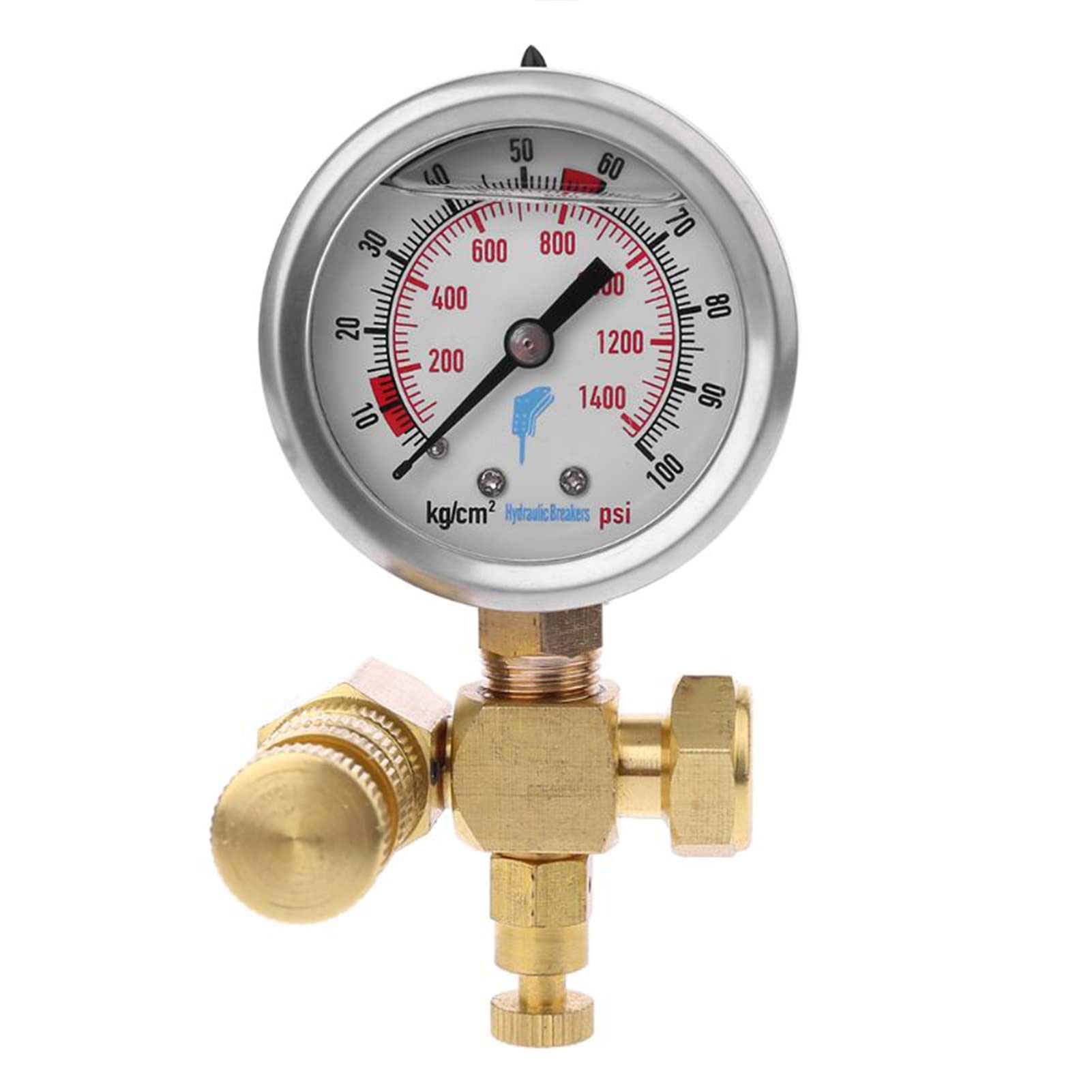 Kit De Carga De Gas Nitrógeno Dispositivo Martillo Hidráulico Manómetro De Presión, Manómetro Hidráulico Caja De Manómetro De Nitrógeno para Excavadora con Acoplamiento De,