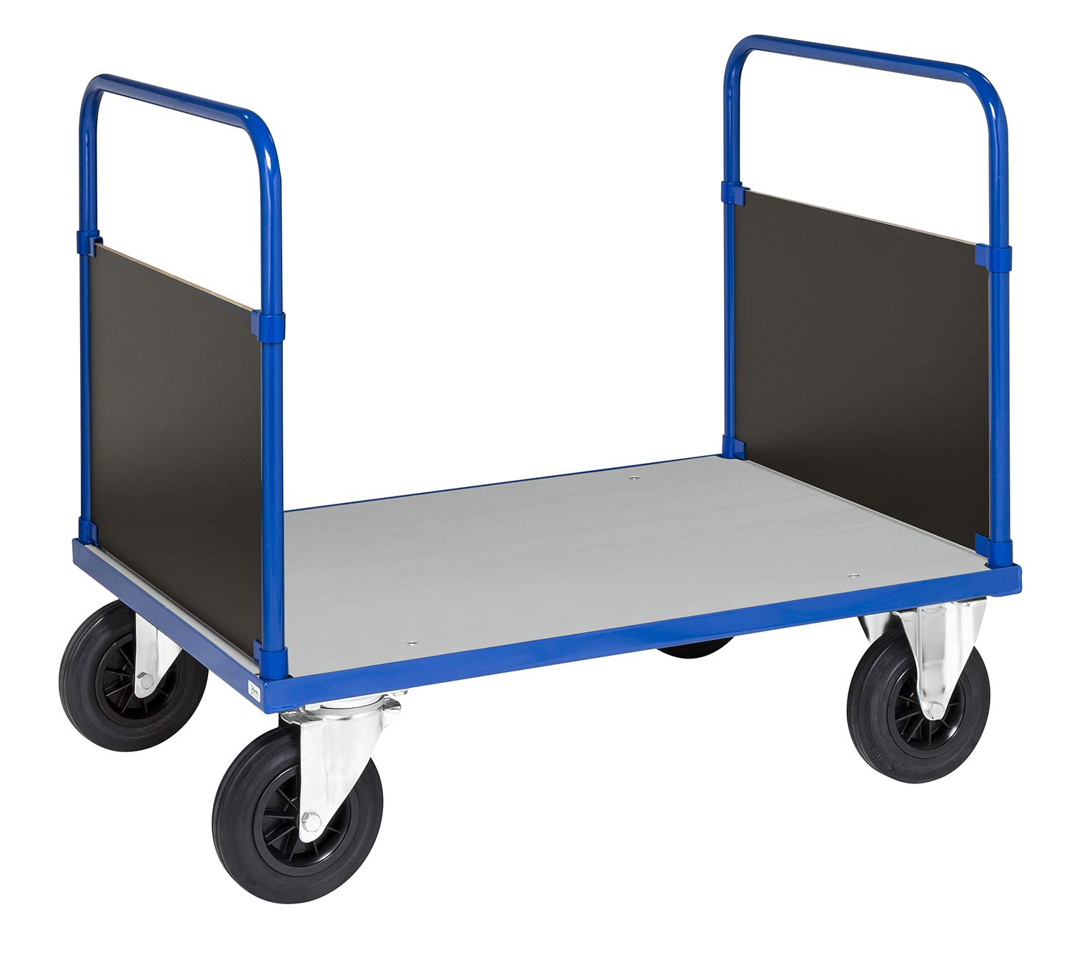 Carrello da trasporto, elettrolitico zincato, pavimento in melaminbeschichteter MDF Piastra | Profi carrello in qualità industriale | stabile parete frontale piattaforma carrello